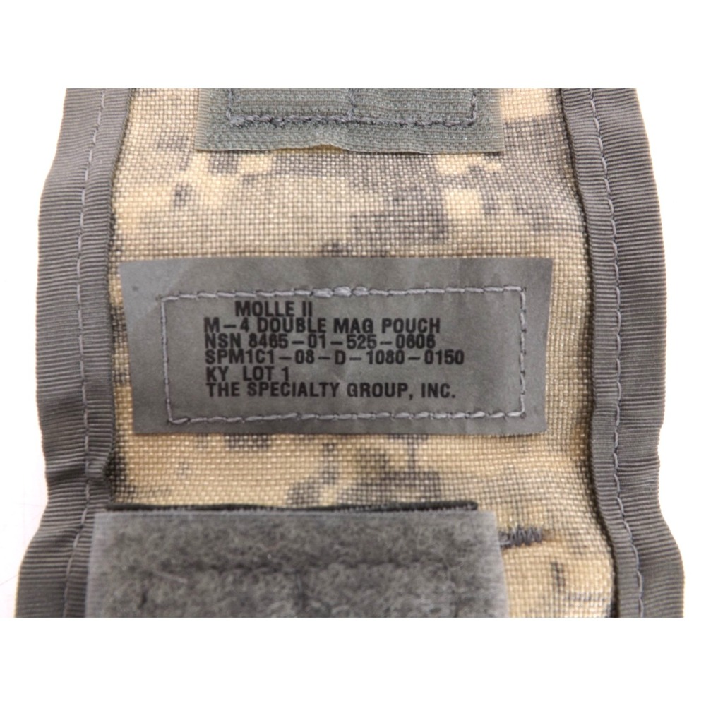 Double Mag Pouch ACU - Molle Two Magazine Pouch - US Army Military Issue GC - Picture 5 of 12